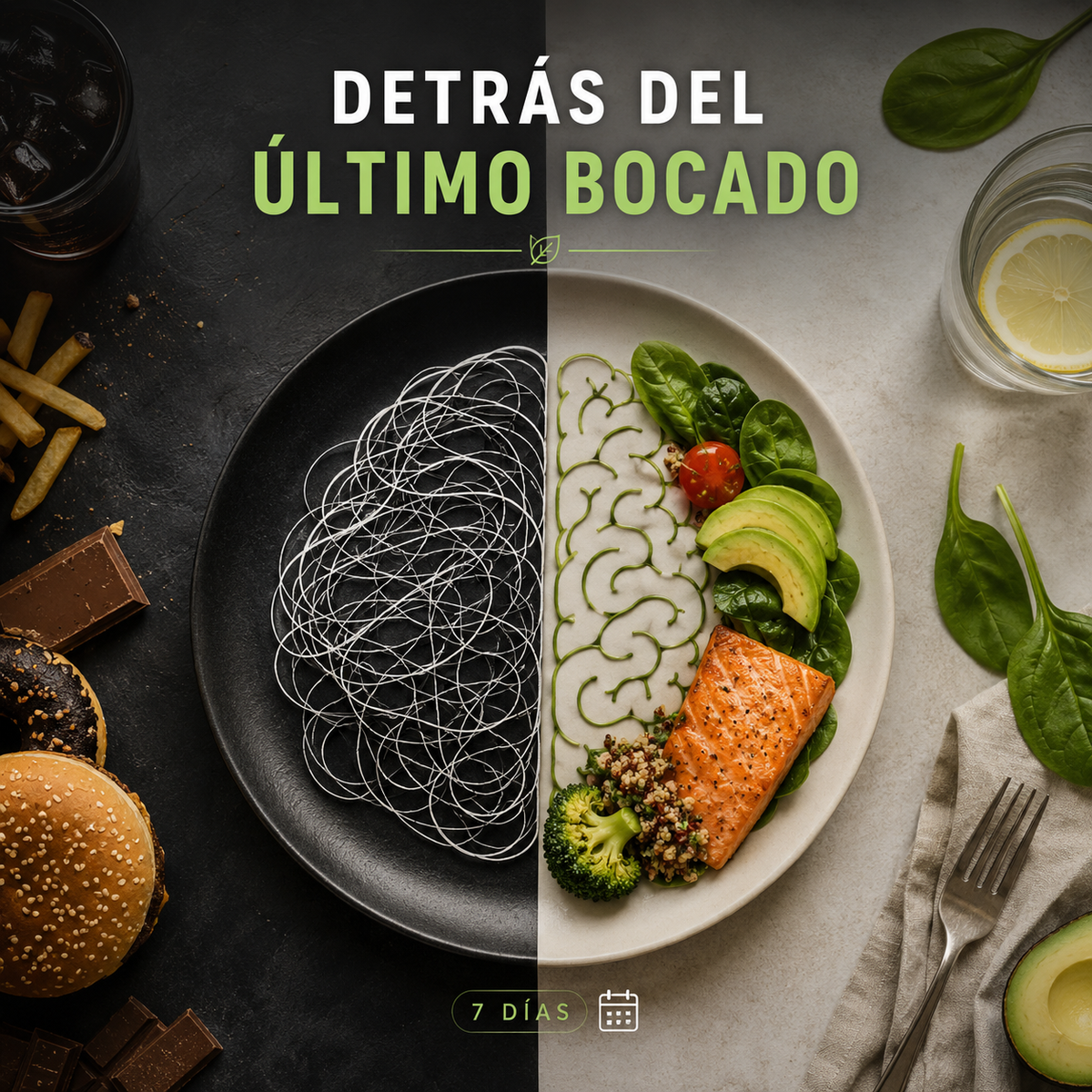 DETRÁS DEL ÚLTIMO BOCADO (Curso Avanzado de 7 días para reprogramar lo que pensás al comer y sentirte mejor)
